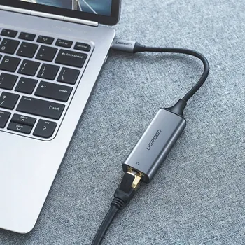 Síťová karta EXTERNÍ SÍŤOVÁ KARTA LAN RJ45 USB C GIGABITOVÝ ADAPTÉR