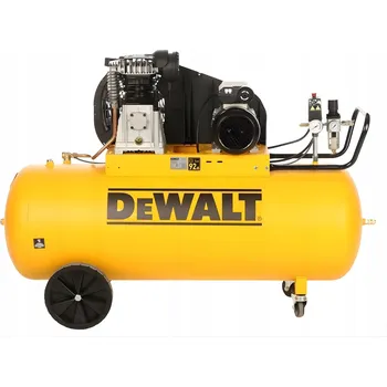 Kompresor DeWALT Olejový kompresor 200 l, 3 HP, 10 bar, 390 l/min, řemenový pohon, 230 V, TICHÝ 72 dB