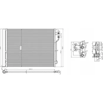 Klimatizace automobilu Hart 616 782 Kondenzátor klimatizace