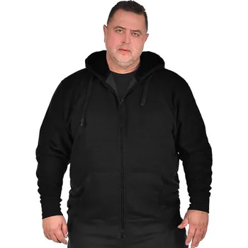 Pánská mikina Pánská velká mikina na zip Kam 503H černá (5XL)
