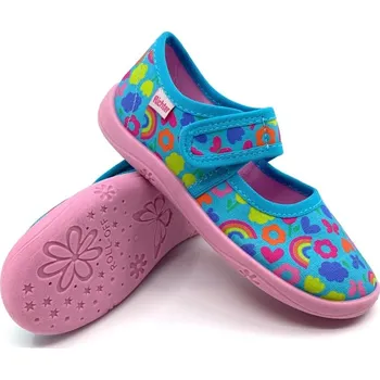 Dívčí bačkory Dívčí bačkory Richter 9150-3292 Baumwolle Jelly 27, Vnitřní délka boty: 17,4 cm