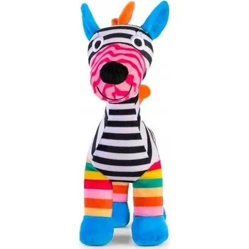 plyšák BAREVNÁ PLYŠOVÁ HRAČKA ZEBRA ZEBERKA PLYŠOVÝ MAZLÍČEK PŘÍTULNÍČEK
