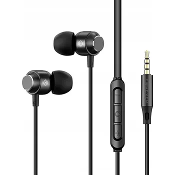 Sluchátka FOREVER DRÁTOVÁ SLUCHÁTKA EP-01 KANÁLOVÝ JACK 3,5 MM ČERNÁ