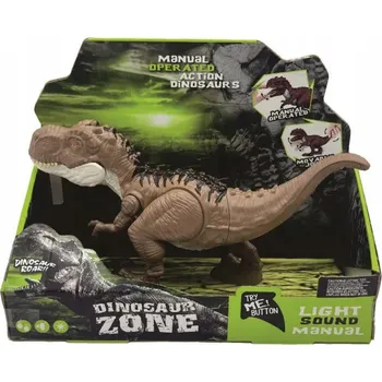 Figurka INTERAKTIVNÍ DINOSAURUS FIGURKA CHODÍ HÝBE SE ŘVE SVÍTÍCÍ OČI LED