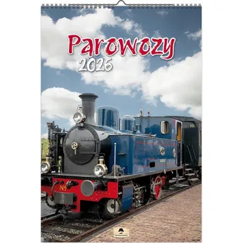 Kalendář Kalendarz 2026 ścienny parowozy