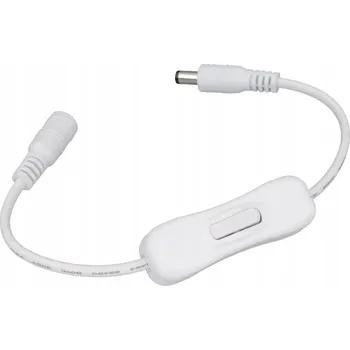 LED páska STMÍVAČ LED DOTYKOVÝ OVLADAČ SPÍNAČ PRO LED PÁSKY 12V 24V 6A 72W BÍLÝ