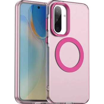 Pouzdro na mobilní telefon Techsuit - CandyCase MagSafe - Samsung Galaxy A36 5G - růžový