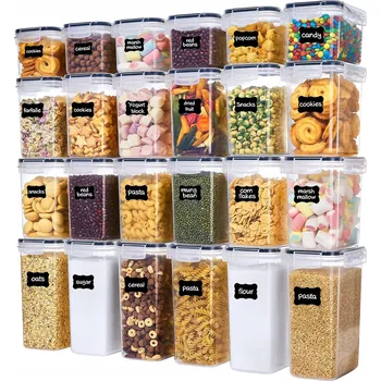 Dóza na potraviny HERMETICKÉ DÓZY NA POTRAVINY PRO SKLADOVÁNÍ 2,8L 2L 1,4L 0,8L