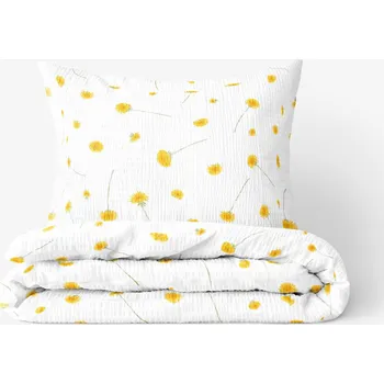 Povlečení Krepové povlečení - Pampelišky 140 x 200 a 70 x 90 cm