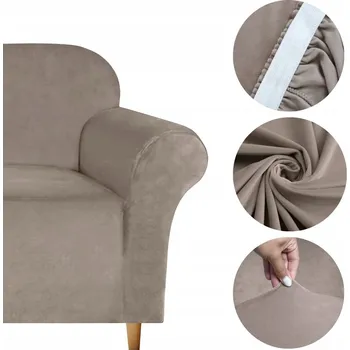 Napínací potah Potah na křeslo DOMAREX béžový