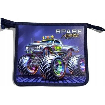 Pouzdro/Taška A5+ na zip s motivem Monster Truck