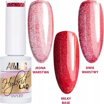 Lak na nehty Hybridní lak LED/UV Gel Polish Č. 222 Limited Edition AlleLac 5 g