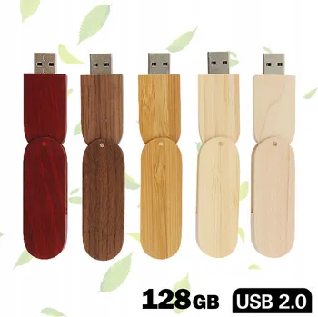 USB flash disk Pendrive HonStar Twister 128 GB USB 2.0 hnědý