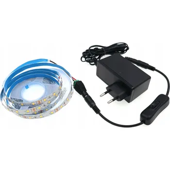 LED páska LED PÁSEK 300 Sada 5M BÍLÁ NEUTRÁLNÍ + SPÍNAČ