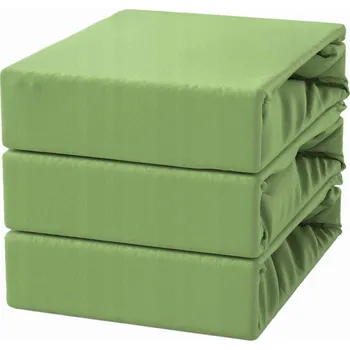 Prostěradlo Prostěradlo Bavlněné s Gumou 180x200 Zelené