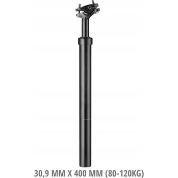 Sedlovka Triple Eight odpružená sedlovka 30.9x400 mm, 80-120 kg
