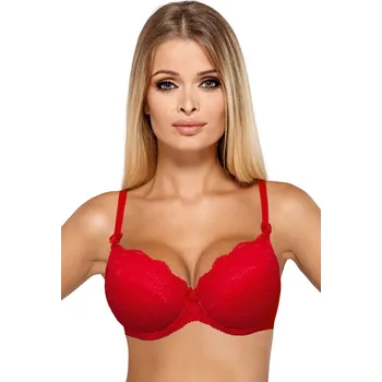 Podprsenka Podprsenka PariPari Vesta - Push - up Barva: Červená, Velikost: 75F