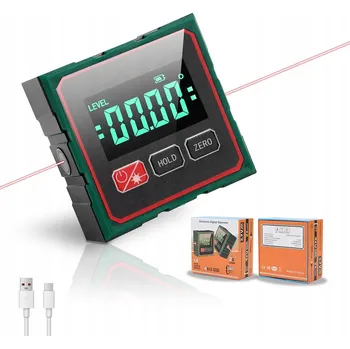 Vodováha Elektronický Digitální Měřič Úhlů LCD s Magnetem, Úhloměr, Vodováha