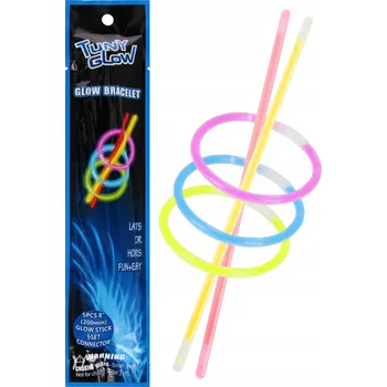 Náramek FLUORESCENČNÍ NÁRAMEK sada 5 náramků s fluorescenčním gelem