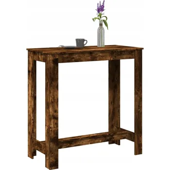 Jídelní stůl Barový stůl, kouřový dub, 102x50x103,5 cm