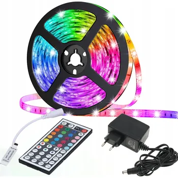 LED páska RGB pásek 150 LED 2,5m + Dálkový Ovladač MAX Premium SADA