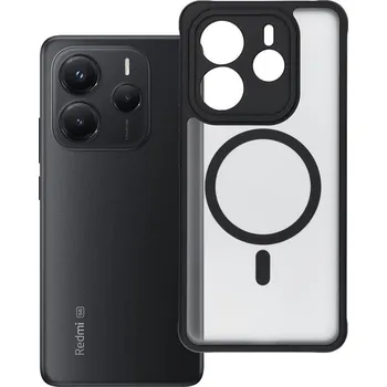 Náhradní kryt pro mobilní telefon Kryt Full Matte Mag Cover Pouzdro s Magsafe Xiaomi Redmi Note 14 5G black