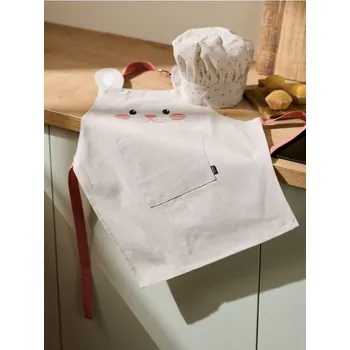 Pokrývka hlavy Sinsay - Zástěra s motivem králíka a kuchařská čepice - šedá - 058HP-09X - 058HP-09X-ONE