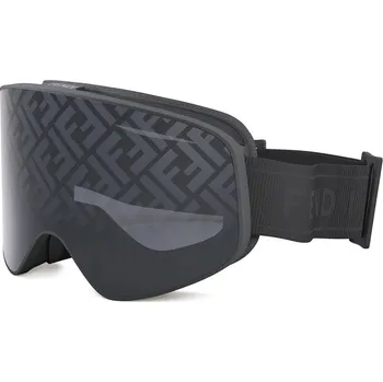 Cyklistické kalhoty Lyžařské brýle Fendi FE40152U0001X Shiny Black /Blu Mirror