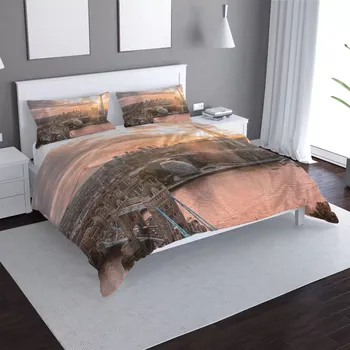 Povlečení Saténové povlečení Londýn City of London - Sablio - 140x200 / 90x70