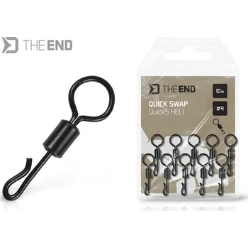 Delphin Rychlovýměnný Obratlík TheEND QuickS Heli #4 10 ks