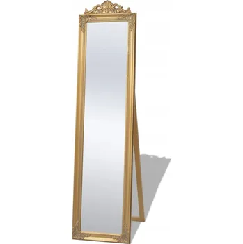 Zrcadlo Zrcadlo volně stojící v barokním stylu, 160x40 cm, zlaté