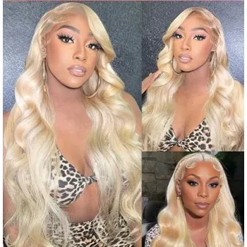 Paruka Paruka dlouhé syntetické vlasy světlá blond Shein dámská