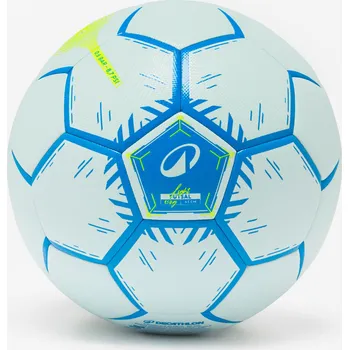 Fotbalový míč KIPSTA Futsalový hybridní míč Light velikost 4 4 MODRÁ|ZELENÁ|ŽLUTÁ