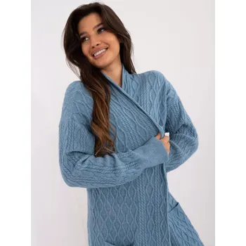 Dámský svetr Kardigan AT SW 2366.61 modrý jedna velikost