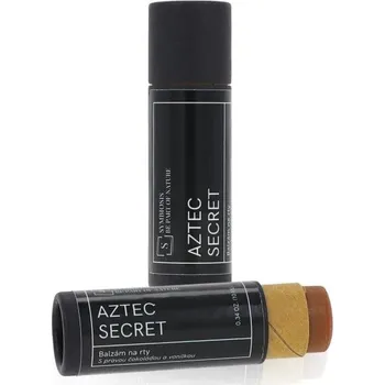 Péče o rty Symbiosis Balzám na rty s pravou čokoládou Aztec secret