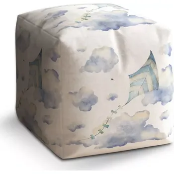 Taburet Sablio Taburet Cube Bezstarostný den: 40x40x40 cm