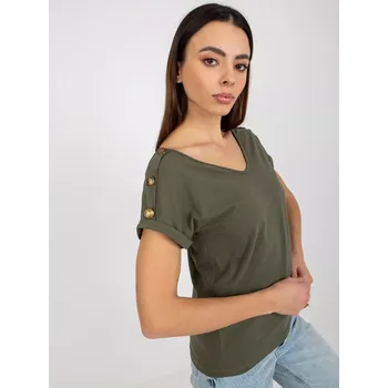 Dámská košile Dámská halenka TW BZ BL 1006.56 tmavá khaki XL