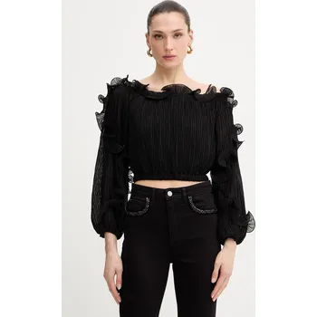 Dámská halenka Halenka Guess GABRIELLA W6RH29.WI342 černá 99X, vel. XL