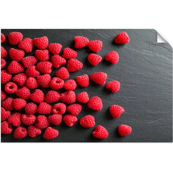 Fototapeta Samolepící plakát do kuchyně, jídelny, Maliny ovoce příroda 60x40