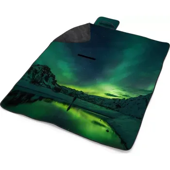 deka Sablio Plážová deka Zelená záře: 200x140 cm