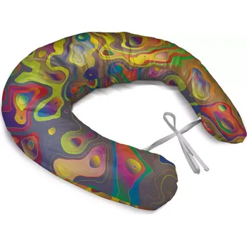 Kojící polštář Sablio Těhotenský polštář Barevné skvrny