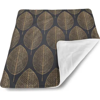Dětská deka Sablio Dětská deka pro miminko Zlaté listy - 80x100 cm
