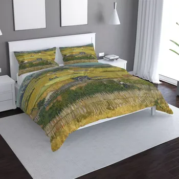 Povlečení Saténové povlečení Sklizeň - Vincent van Gogh - Sablio - 140x220 / 90x70