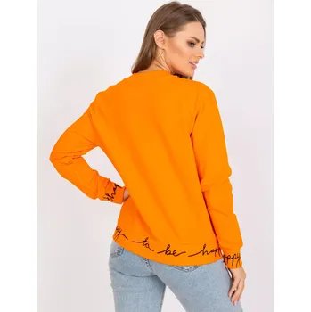 Dámské šaty Mikina RV BL 7809.37X oranžová S/M