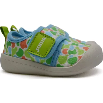 Chlapecké polobotky Barefoot plátěnky JOMA TEO JR 2616 green blue Velikost: 22