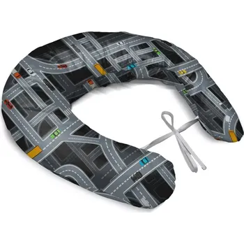 Kojící polštář Sablio Těhotenský polštář Dětská autodráha