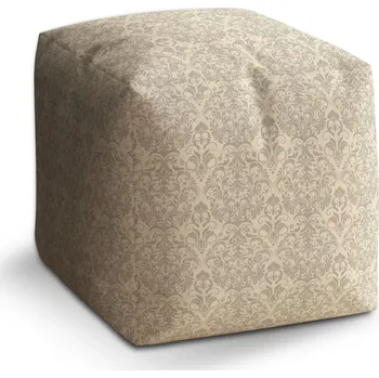 Taburet Sablio Taburet Cube Vintage luxus: 40x40x40 cm