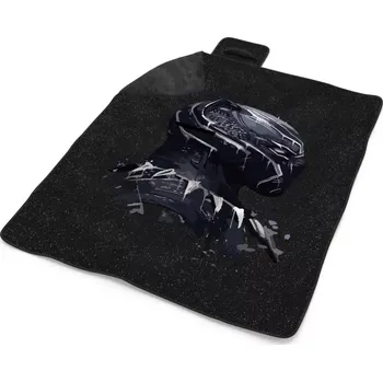 deka Sablio Plážová deka BLACK PANTHER z profilu Vesmír: 200x140 cm