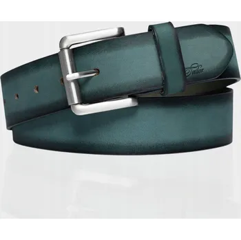 Opasek Pánský pásek Tom Tailor SOPO-TT376 Klasický Kožený Zelený 105