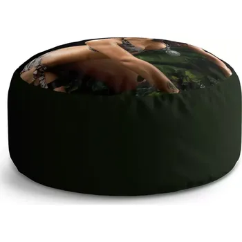 Taburet Sablio Kulatý taburet Circle Svůdná žena: 38x48 cm - Sablio